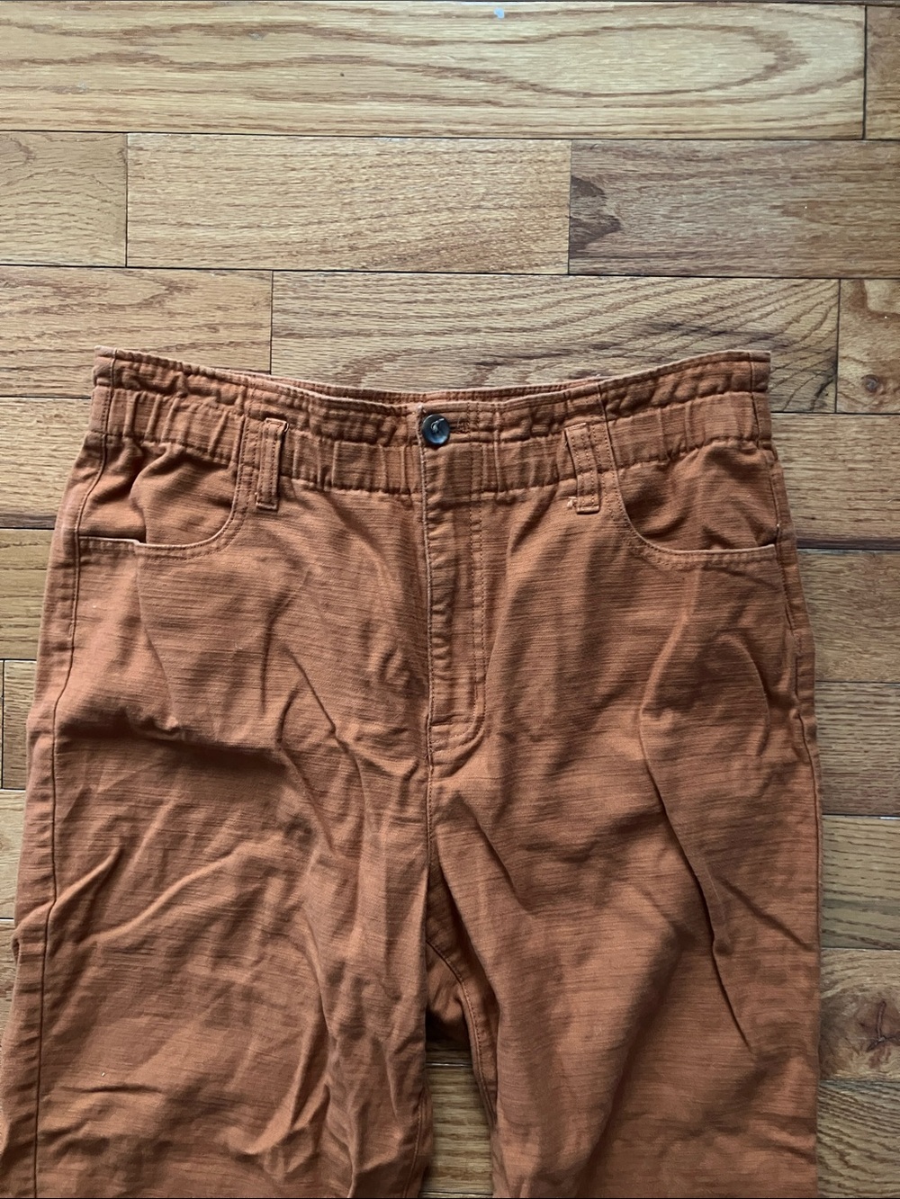 J. Crew Factory - Women’s Rust Wide Legged Ankle Pant - 12 - Picture 2 of 6